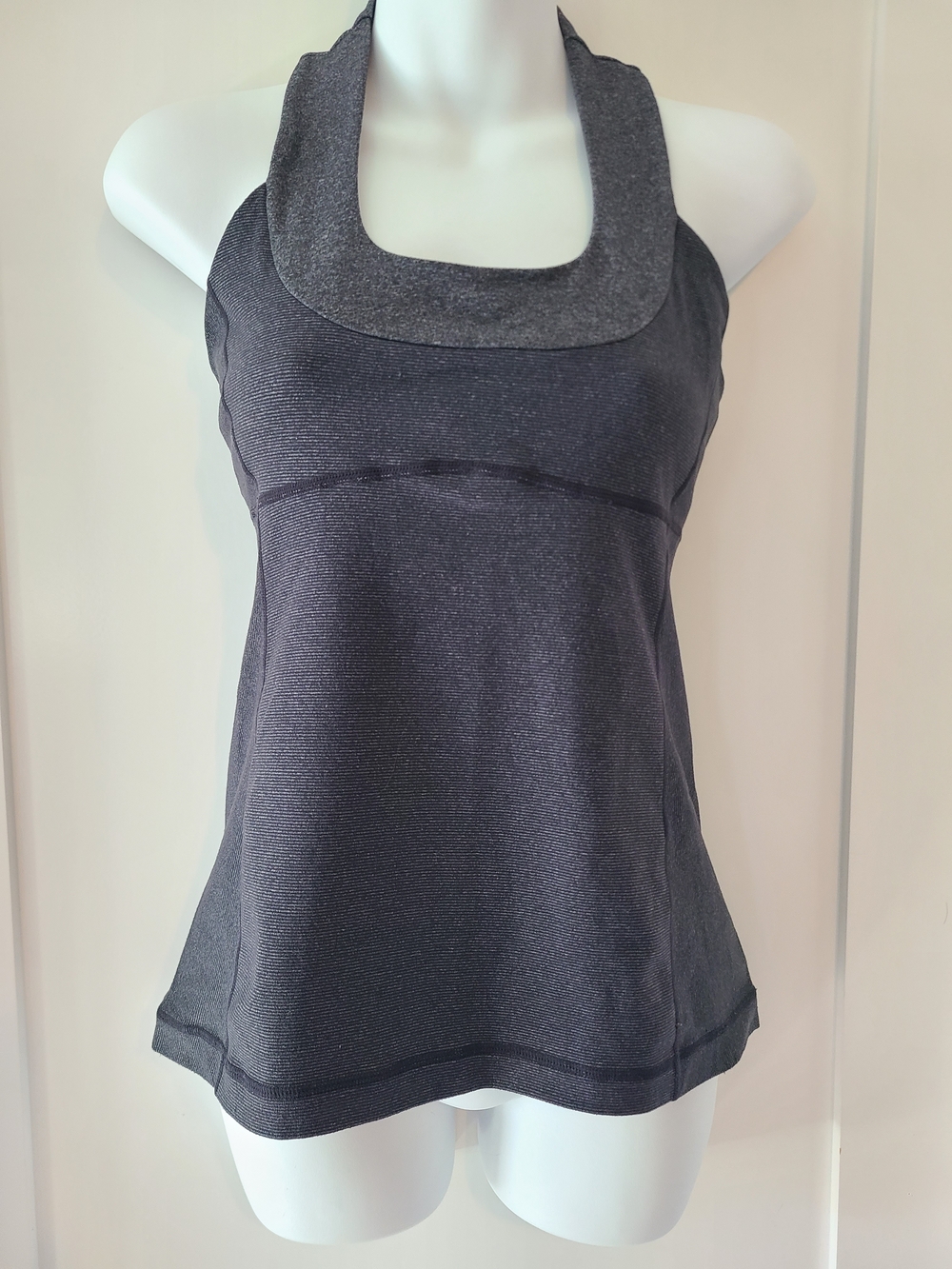 lululemon athletica Charcoal Gray Halter-Style Tank